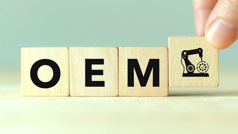 Diagram explaining the oem meaning in a partnership - ultima markets